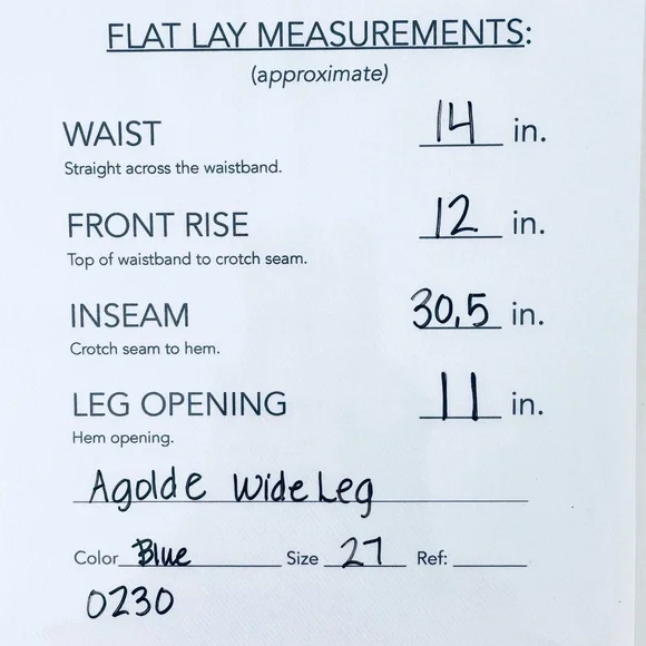 Agolde Magda Loose Fit Carpenter Jeans Dark Blue Wash Size 27 - Picture 7 of 9